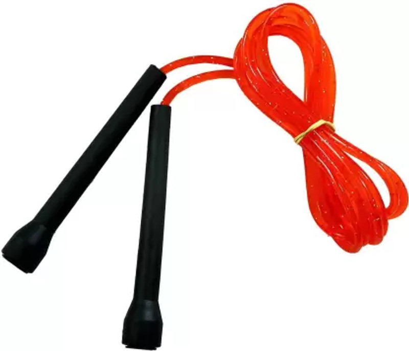 EmmEmm Premium Red Skipping Rope for Gym Fitness and Exercise Speed Skipping Rope(Length: 270 cm)