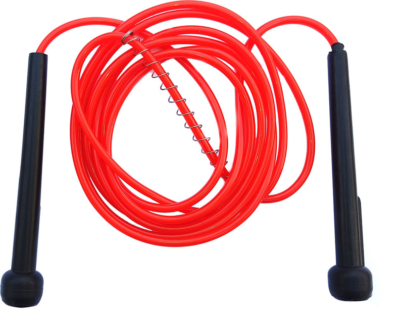teestribe Skipping-Rope Jump Skipping Rope for Men Kids, Girls,(BLACK) Freestyle Skipping Rope(Black, Length: 366 cm)