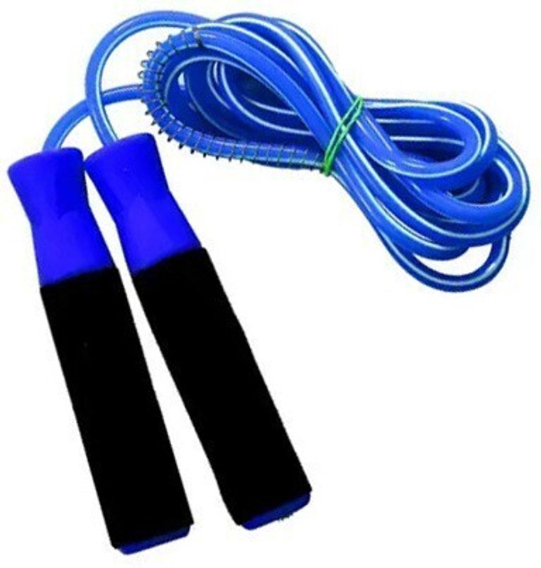 RSE FITNESS SKIPPING ROPE = 1 PIECE ( BLUE ) Freestyle Skipping Rope(Blue, Black, Length: 280 cm)