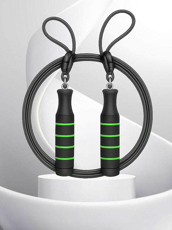 Best-Quality-Hub Skipping Rope for Men, Women & Children - Jump Rope Freestyle Skipping Rope(Multicolor, Length: 350 cm)