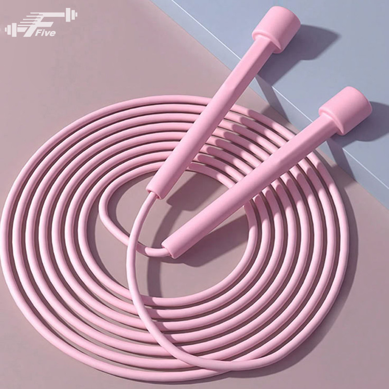 FFive Skipping Rope\Jump rope for Men Women Best in Fitness Freestyle Skipping Rope(Pink, Length: 274 cm)