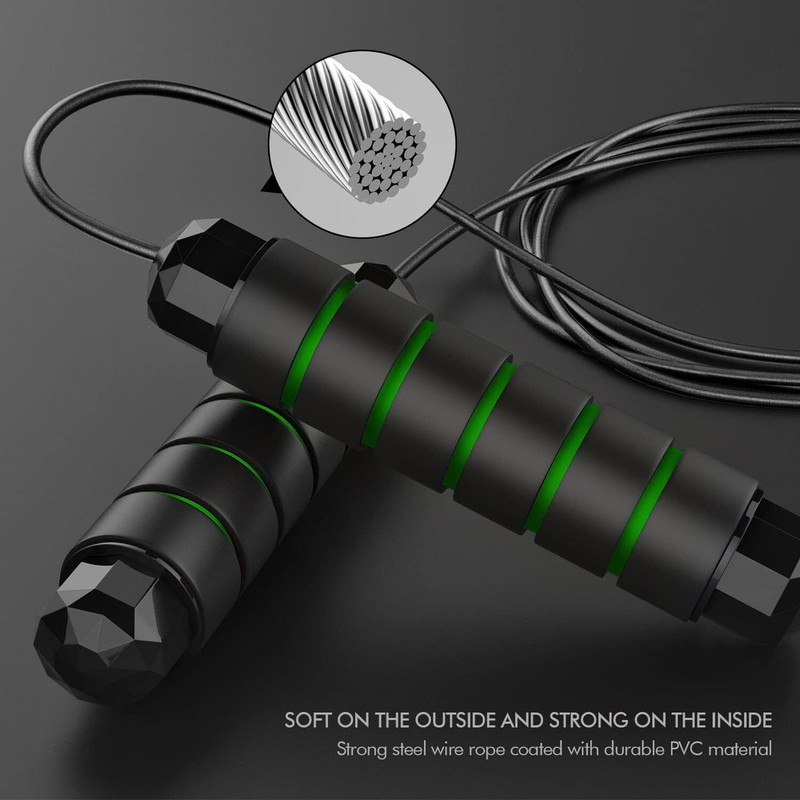 TRIMMO Hub Skipping Rope for Men, Women & Children - Jump Rope Freestyle Ball Bearing Skipping Rope(Length: 280 cm)