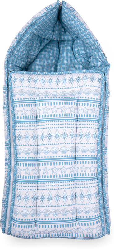 TIDY SLEEP Marine Meadow Sleeping Bag(Blue, Green)