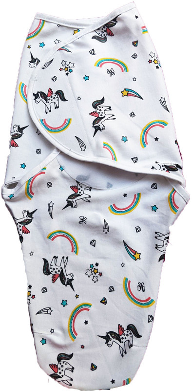 Mammachamp Swaddle Wrap Blanket for Newborn & Infant, 0-6 Months Pk1 Sleeping Bag(White)