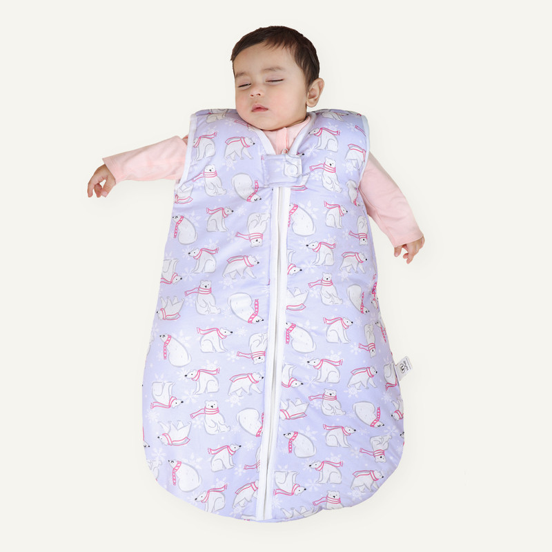 Neñolo Pure Cotton Sleeping pod for Newborn/Sleeping Sack for Baby/Age Upto 1 Year baby Sleeping Bag(Purple)