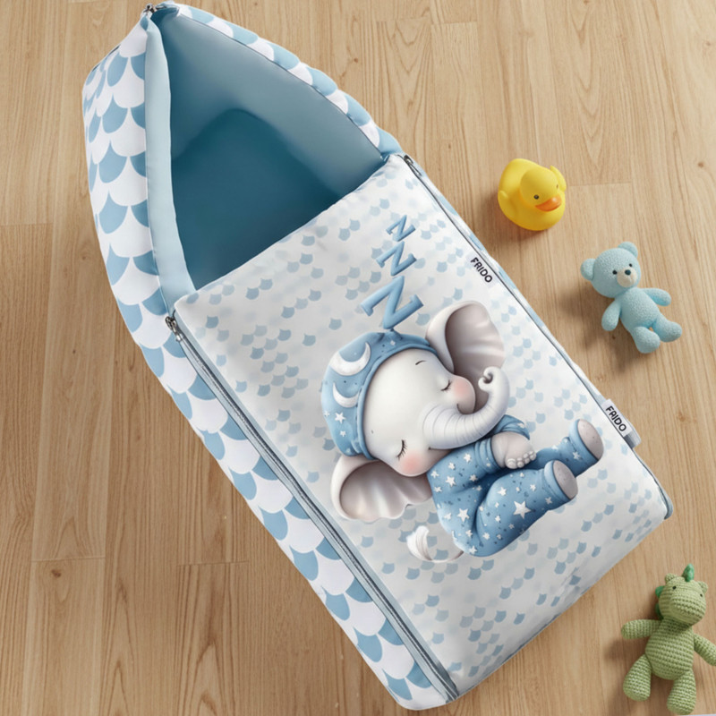 Clothina Baby Sleeping Bag 3in1 Cotton Comfortable For New Born Baby Carry Bag 0-12 Month Sleeping Bag(Grey)