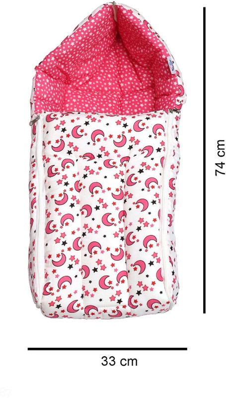 Cart For Baby New Born Baby Sleeping Bag Comfortable & Easy To Carry Your Baby Anywhere Sleeping Bag(Pink)