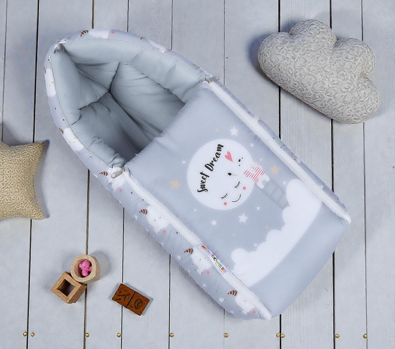 Ronqiza Newborn Sleeping Bag for Baby Soft Cushioned Infant Portable Bed Sleeping Bag Baby Sleeping bag(Fabric, Multicolor)