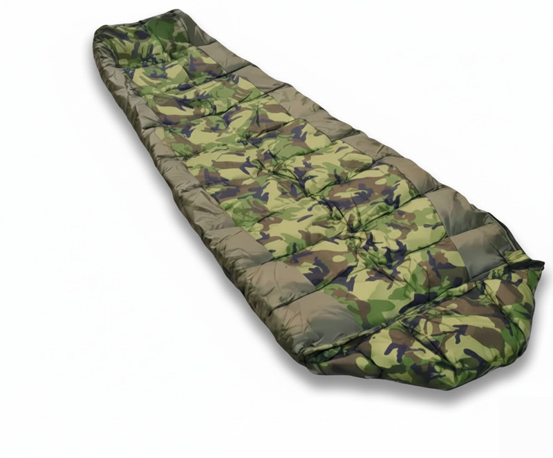 Aim Emporium 15°C to 25°C Indoor & Outdoor Light Weight Adult Army Sleeping Bag(Multicolor)