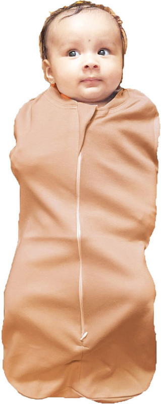 Mammachamp Sleeping Bag /Pod/Zipper Swaddle/Wrap/Blankets/For New Born Baby PK-1 Chocalates Sleeping Bag(Brown)