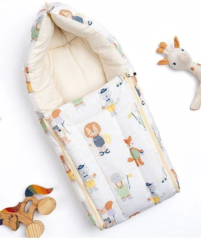 AVYUKTA Baby Sleeping Bag Sleeping Bag(White)