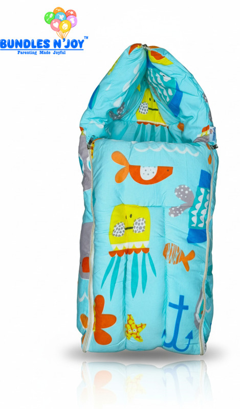 BUNDLES NJOY Bundles N' Joy SLEEPING BAG 100% COTTON for Newborn Baby Sleeping Bag