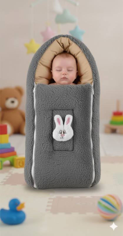 Girdhar Fur Baby sleeping bag for Infant super soft and warm suitable for new born baby Sleeping Bag