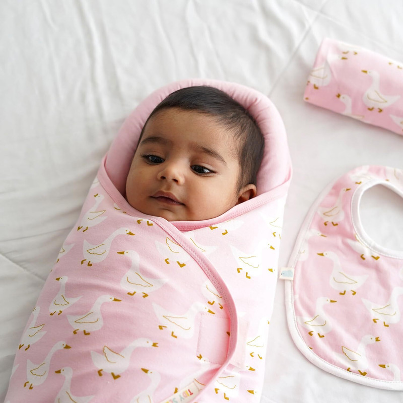 TIDY SLEEP Pod Wrapper for New Born Sleeping Bag(Pink)