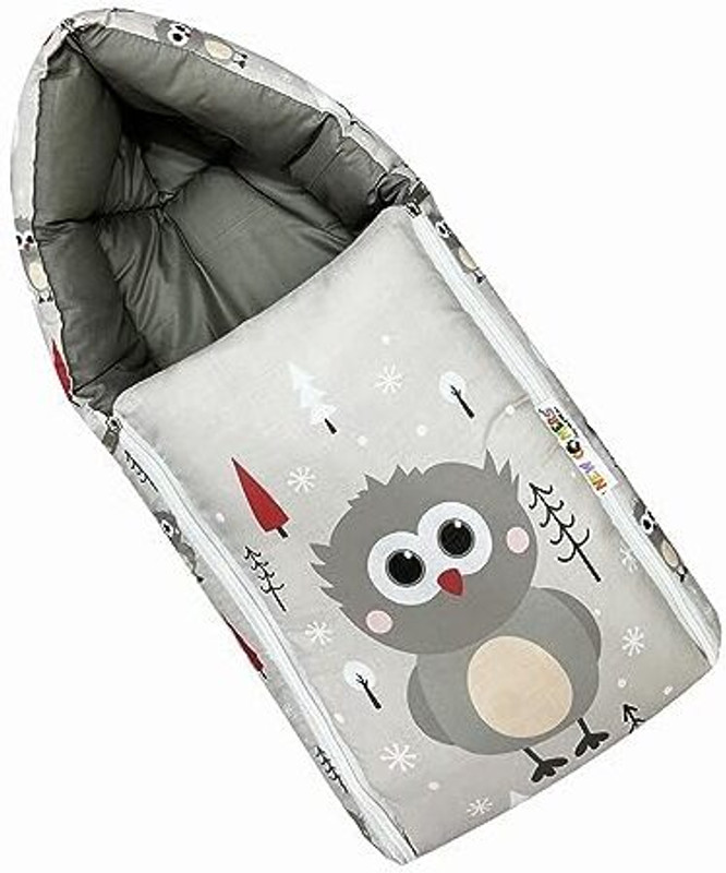 Ronqiza Cute Owl Print Baby Sleeping Bag – Soft and Comfortable for Newborns & Toddlers Sleeping Bag(Multicolor)