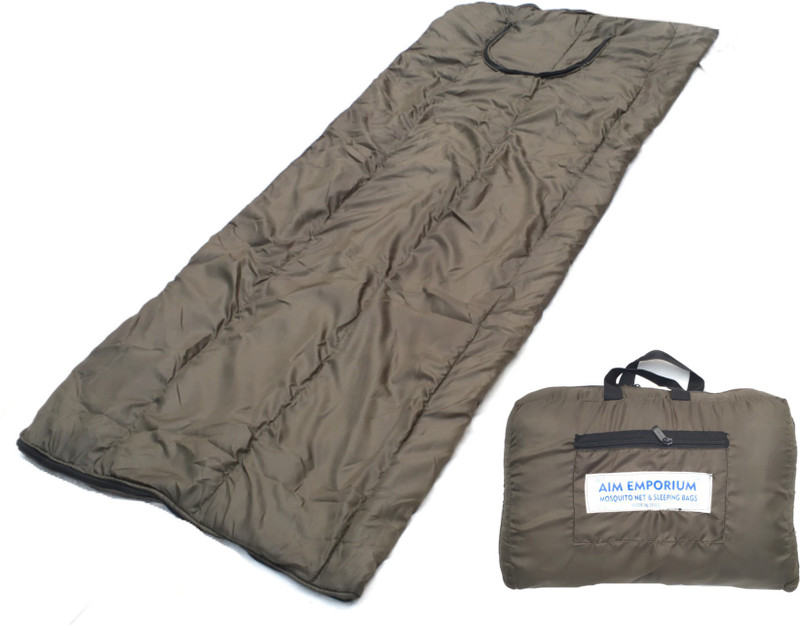 Aim Emporium Rectangular Indoor & Outdoor Temp 10°C to 20°C, For Travelling , Camping Sleeping Bag