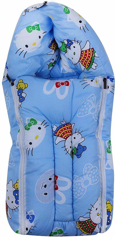 Teri Beri Baby Sleeping Bag with Mattress (0-6 Months) Sleeping Bag(Blue)