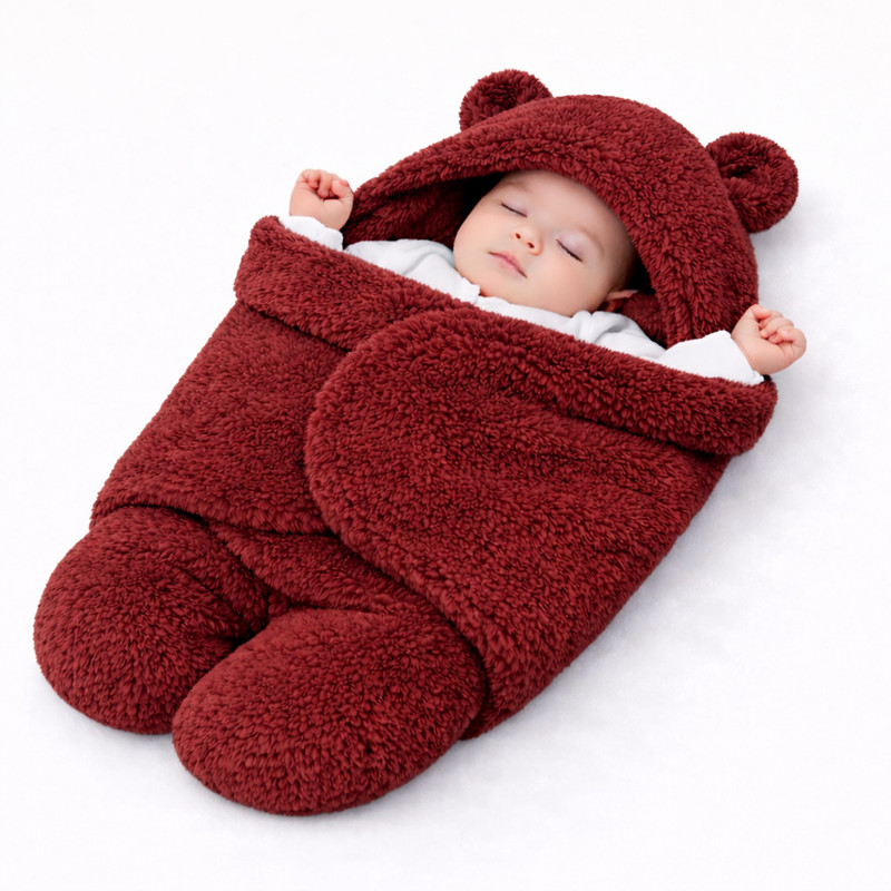 BRANDONN Baby Sleeping Bag New Born Swaddle Wrapper Sleeping Bag