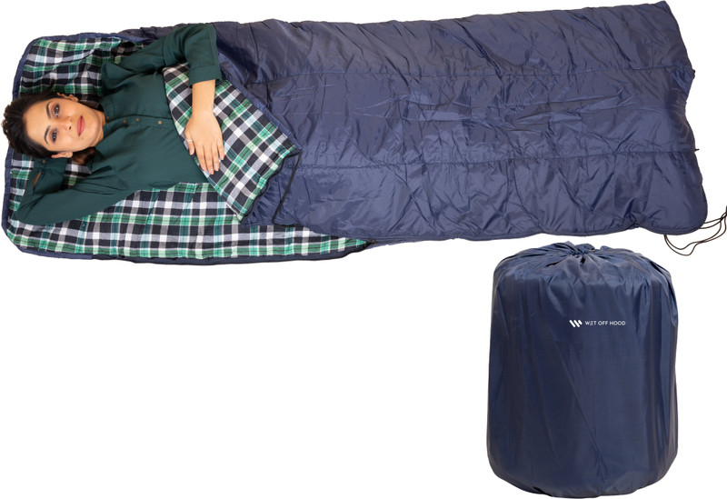Wet Off Hood sleeping bag for adults men (navy) Sleeping Bag