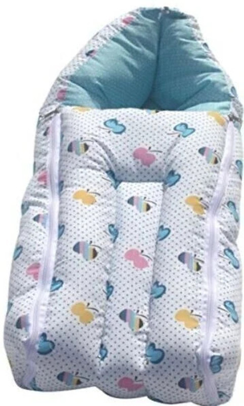 Smartcraft Baby Sleeping Bag Cum Carry Bag- Butterfly Print Sleeping Bag(Multicolor)
