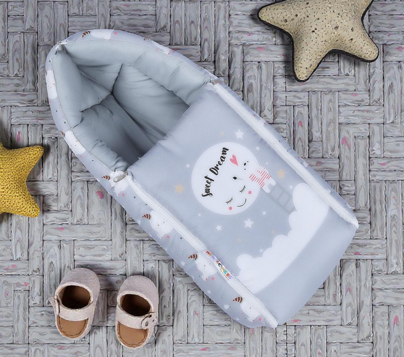 Ronqiza Baby Sleeping Bag Cotton Newborn Infant Cozy Sleep Bed Nest Sleeping Bag Baby Sleeping bag(Fabric, Multicolor)