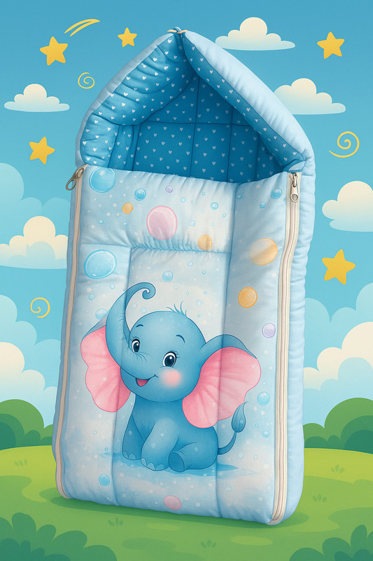 Hare Krishna SELLPING BEG Sleeping Bag(Blue)