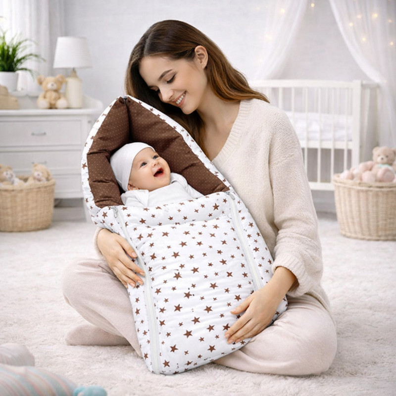 Baby Desire Brown Dot Star BC Sleeping Bag