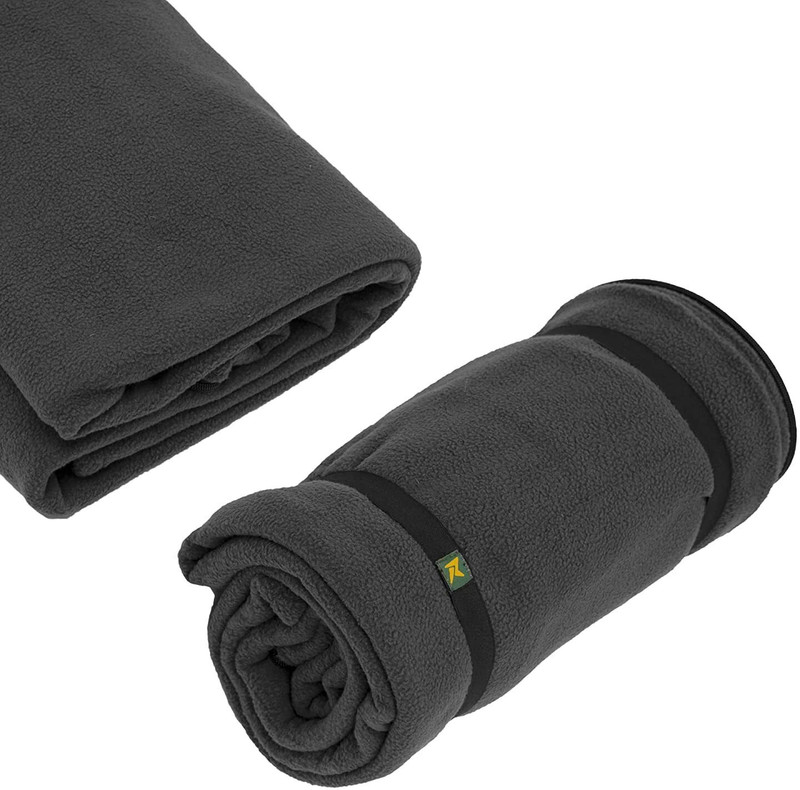 Rocksport Fleece Sleeping bag cum blanket for Train Travel,Camping,Sporting Events Sleeping Bag(Grey)