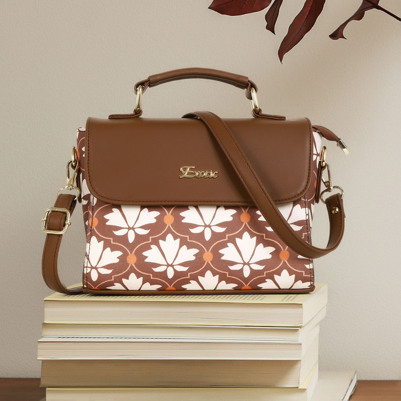 Exotic Brown Sling Bag DualtoneminiSlingBag