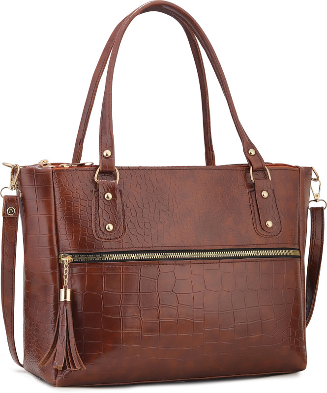 AVERAA Brown Hand-held Bag Designer Handbag for Women | Stylish, Lightweight, Ladies Purse