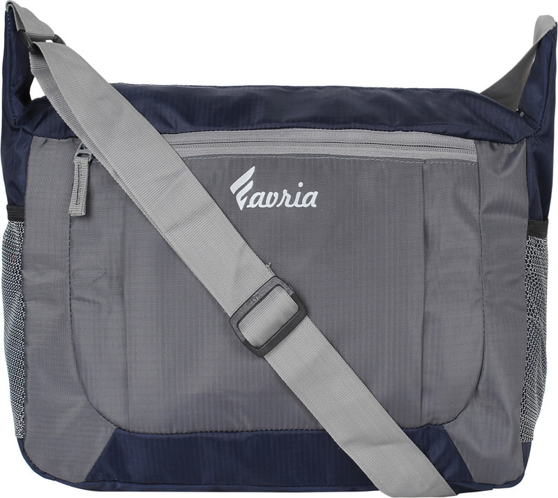 Favria Grey, Blue Sling Bag Cross Body