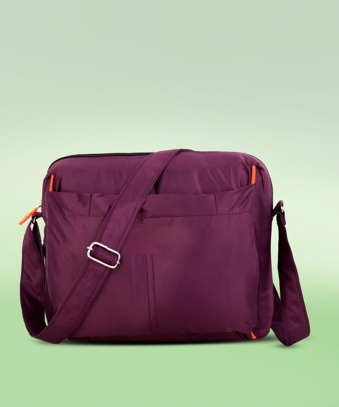 Bright Luggage Purple Sling Bag Polyester Purple Sling