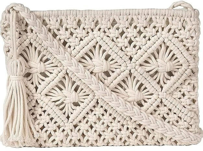 RAKANO White Sling Bag Sling Bags Tote Bag, Mobile Pouch, KitFor Girls Women's Handmade Bags