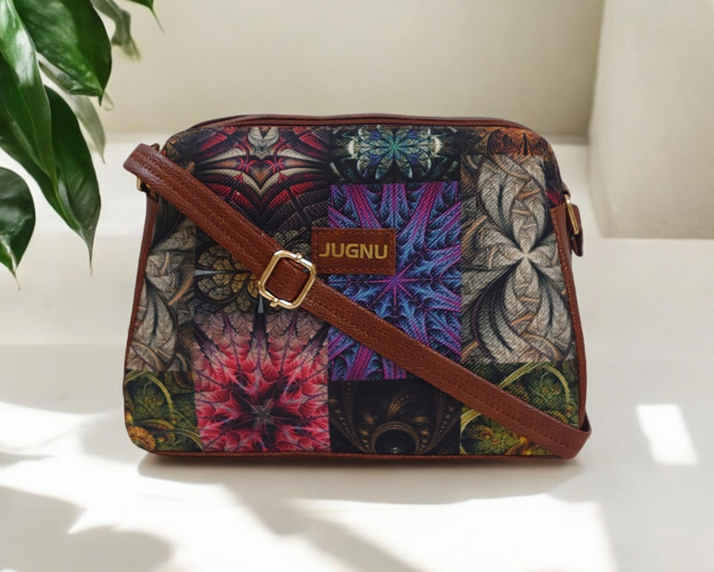 Jugnu Black Sling Bag CHARS_BTM_Black