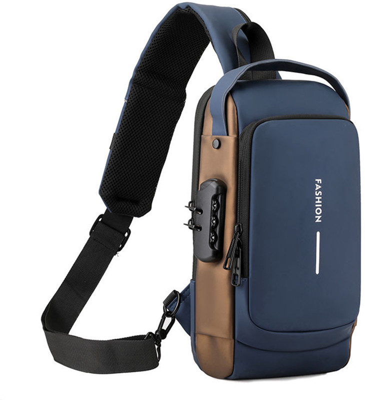 Modinity Blue Shoulder Bag Shoulder Bag Waterproof Crossbody Shoulder Bag for Men & Women (Blue)