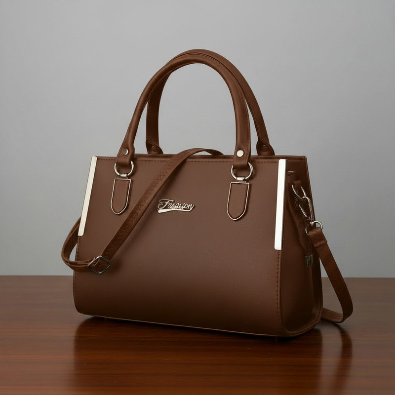 Laaz Brown Sling Bag Luxury Trendy Satchel Bag for Women| Elegant Shoulder Bag for Ladies |Dark Brown