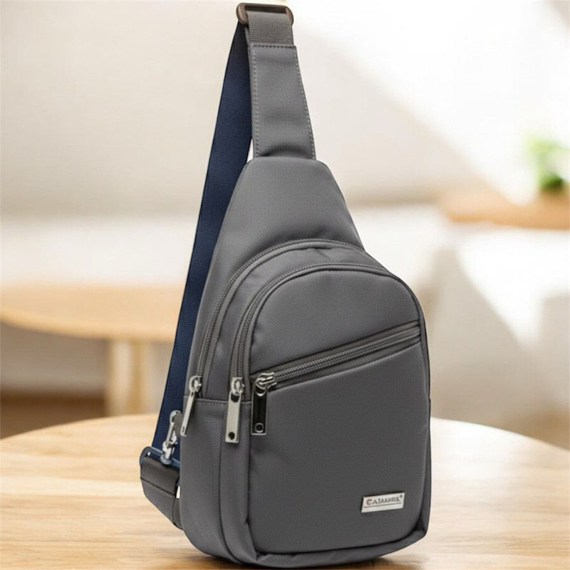 SpecialNS Grey Shoulder Bag Stylish Crossbody Sling Bag for Men | women Chest Bag with Adjustable Strap