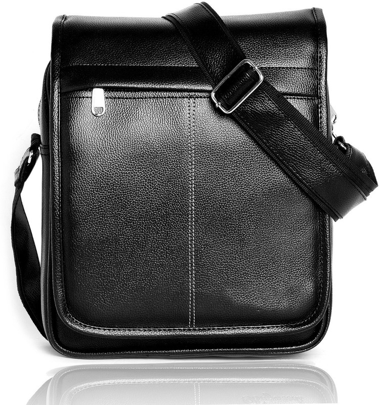 Alison Black Sling Bag Men Sling Bag-Extra Space