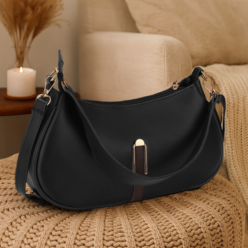 TIZARAT MAN Black Sling Bag tranding sling bag