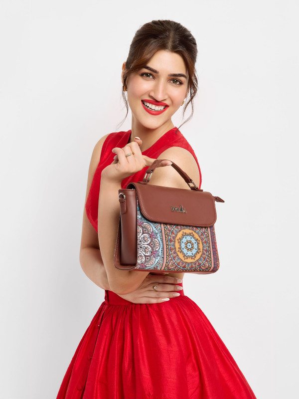ZOUK Multicolor Sling Bag Multicolor Mandala Print Statement Sling Bag