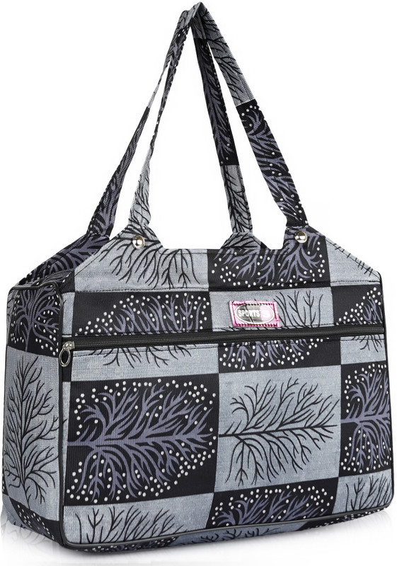 BAGVANO TreeScape Grocery/Tote Bag Grocery Bag(Black, Grey)