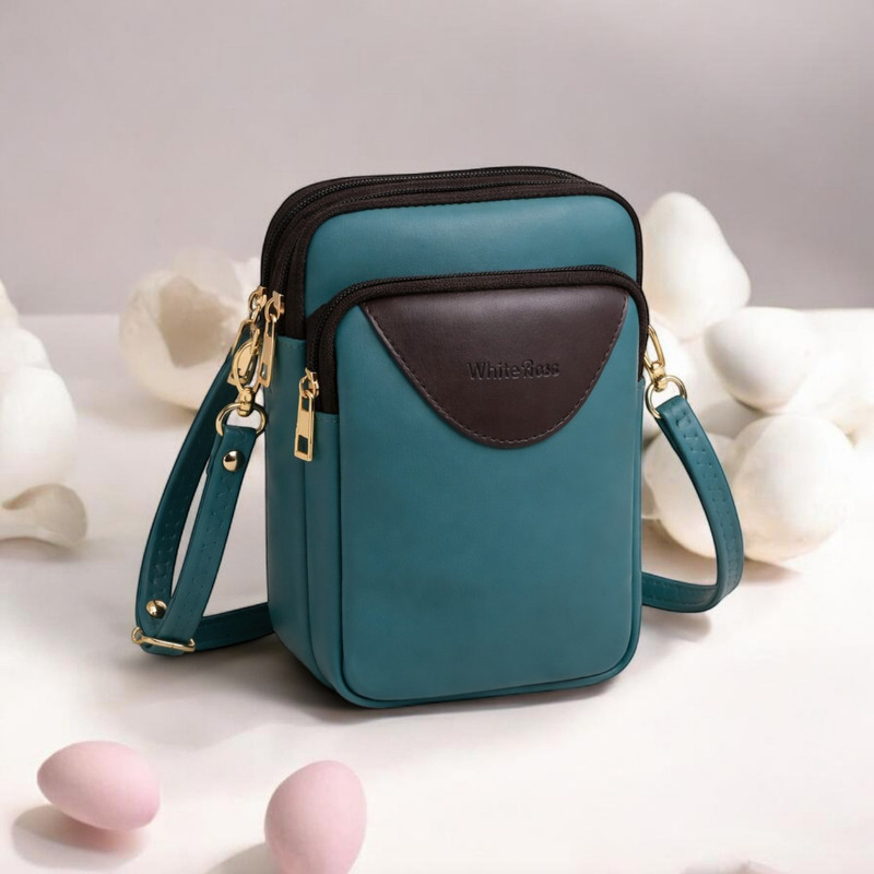 WhiteRoss Green Sling Bag Mobile pouch