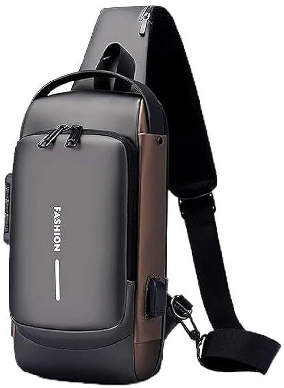 MILONI USA Black Shoulder Bag Sling Bag Business Men g Port