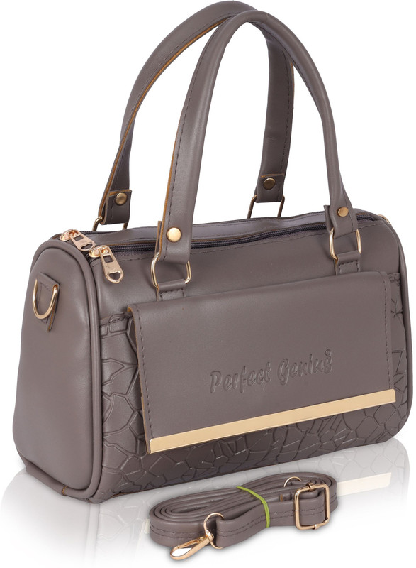 PERFECT GENIUS Grey Sling Bag Women’s Stylish Sling Bag | Trendy Shoulder Handbag with 3 Zip Compartments