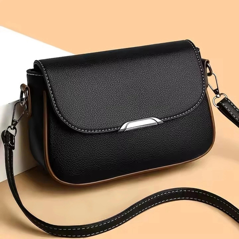 TrendStore Black Sling Bag Women's stylish All-Match Small Square Sling Bag