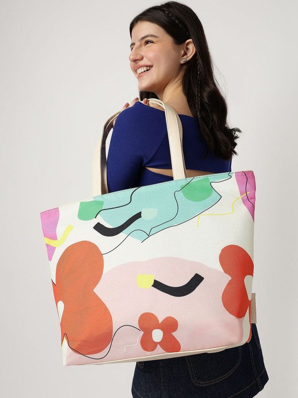 Fastrack Multicolor Tote Fits Upto 15'' Laptop