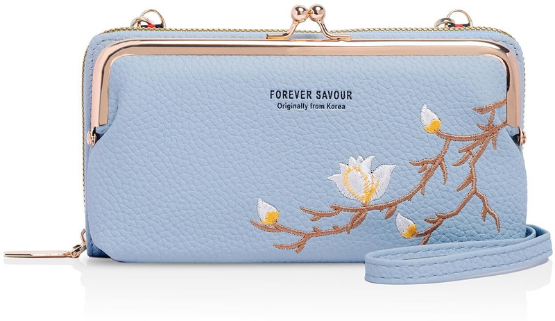 Inovera Blue Sling Bag Crossbody Shoulder Bags with Adjustable Strap - Stylish Travel Phone Card Holder