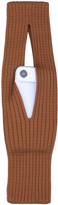 CASECULT Polyester, Nylon 150 mm Pouch(Brown)