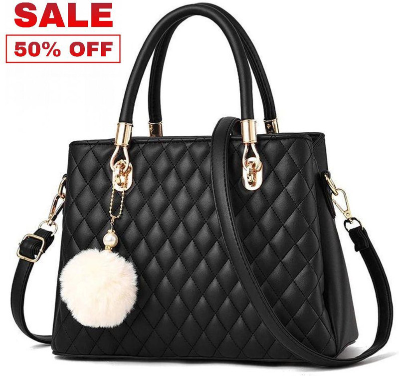 whitelifte Black Shoulder Bag NEW LESTEST SHOULDER AND LONG HANDBAG (BLACK)