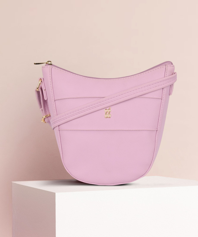 Baggit Pink Hand-held Bag Small Hand-held Bag Lxe Popine 3T5 Ressa Orchid Flower